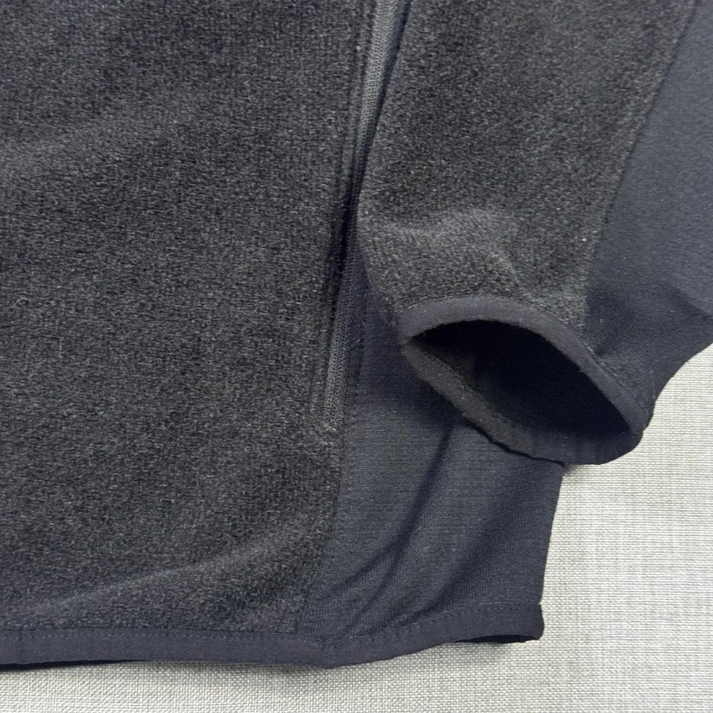 The North Face Jacket Mens‎ XL Black Fleece Full Zip Stand-Up Collar Breathable